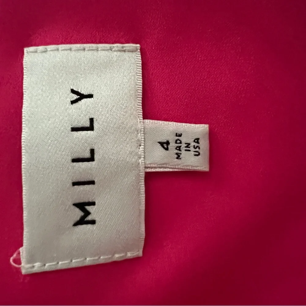Elegant Milly Pink Wrap Dress. Size 4 - Picture 4 of 4